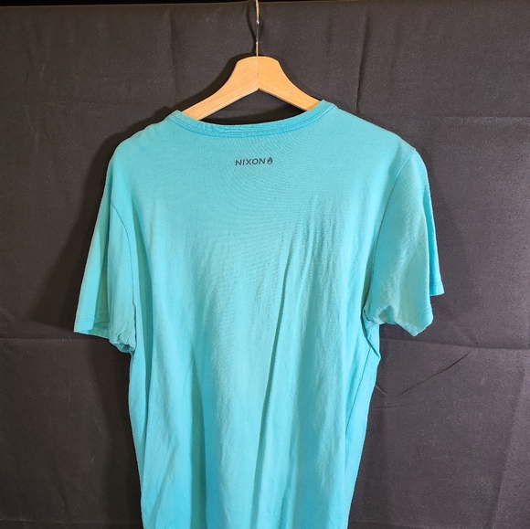 Men's Nixon Baby Blue T-shirt - Picture 3 of 3
